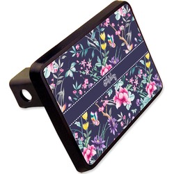 Chinoiserie Rectangular Trailer Hitch Cover - 2" (Personalized)