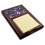 Chinoiserie Red Mahogany Sticky Note Holder (Personalized)