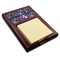 Chinoiserie Red Mahogany Sticky Note Holder - Angle