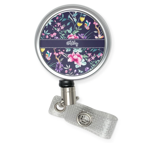 Custom Chinoiserie Retractable Badge Reel (Personalized)