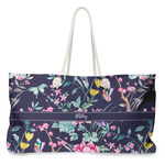 Chinoiserie Large Tote Bag with Rope Handles (Personalized)
