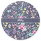 Chinoiserie Round Coaster Rubber Back - Single