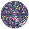 Chinoiserie Round Rubber Backed Coaster (Personalized)