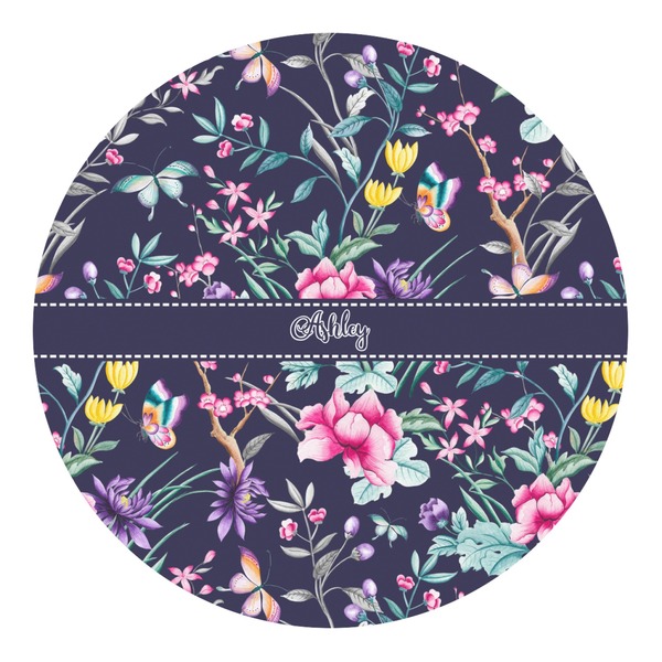 Custom Chinoiserie Round Decal - XLarge (Personalized)