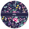 Chinoiserie Round Fridge Magnet - FRONT