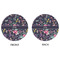 Chinoiserie Round Linen Placemats - APPROVAL (double sided)