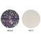 Chinoiserie Round Linen Placemats - APPROVAL (single sided)