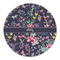 Chinoiserie Round Linen Placemats - FRONT (Single Sided)