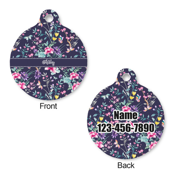 Chinoiserie Round Pet ID Tag - Large - Approval