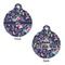 Chinoiserie Round Pet Tag - Front & Back