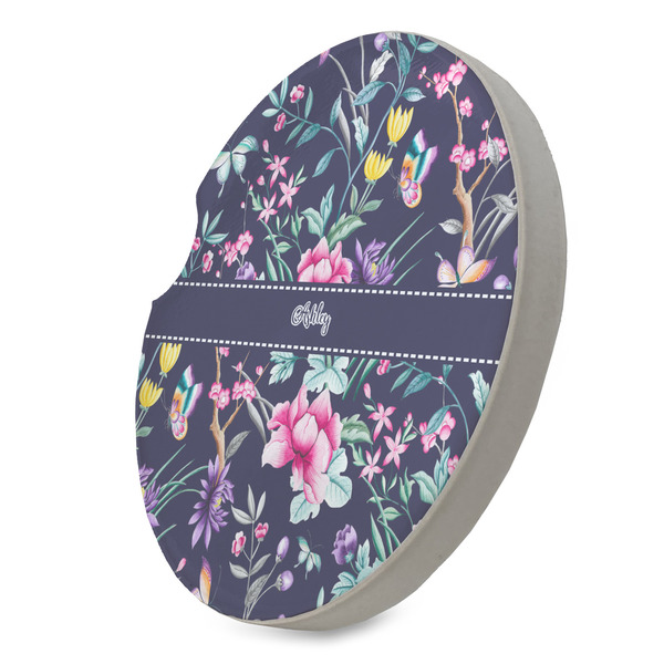 Chinoiserie Sandstone Car Coaster - STANDING ANGLE