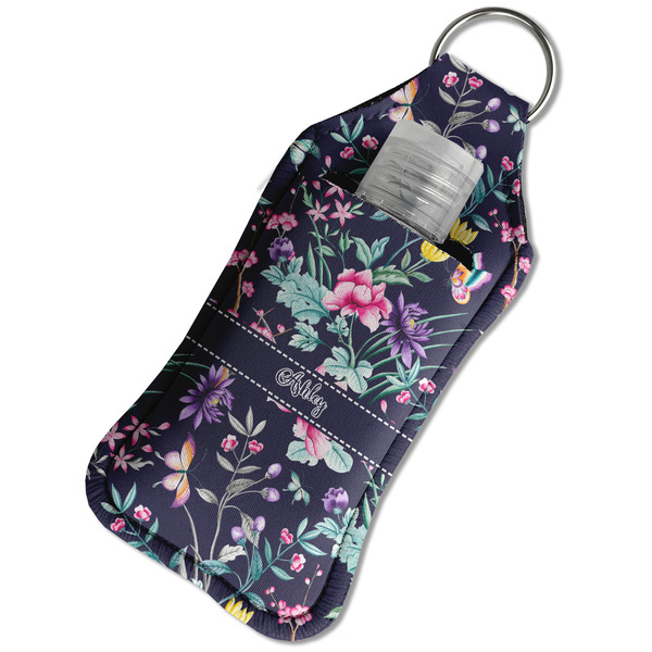 Chinoiserie Sanitizer Holder Keychain - Large in Case