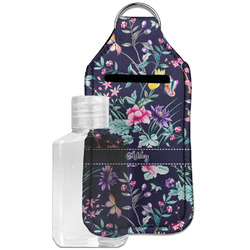 Chinoiserie Hand Sanitizer & Keychain Holder - Large (Personalized)