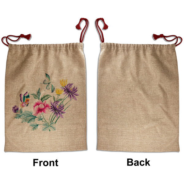 Chinoiserie Santa Bag - Approval - Front