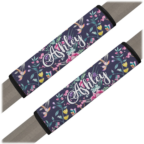 Custom Chinoiserie Seat Belt Covers (Set of 2) (Personalized)
