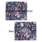 Chinoiserie Security Blanket - Front & Back View
