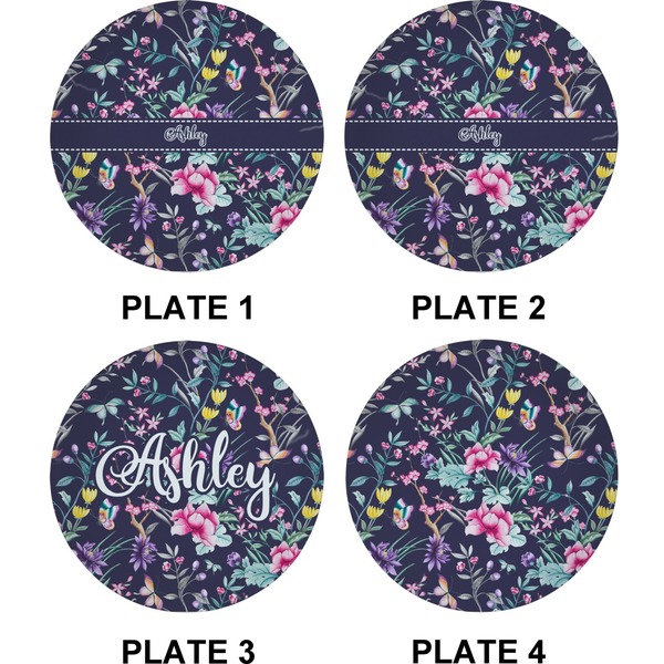 Chinoiserie Set of Appetizer / Dessert Plates (Approval)