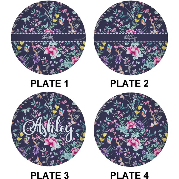 Chinoiserie Set of Lunch / Dinner Plates (Approval)