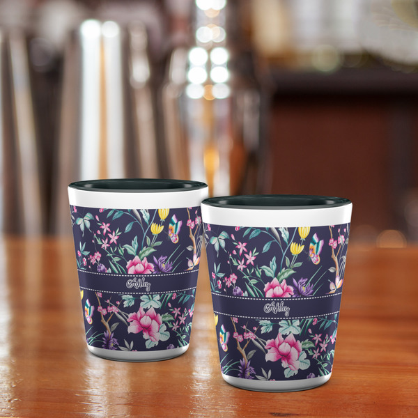 Chinoiserie Shot Glass - Two Tone - LIFESTYLE