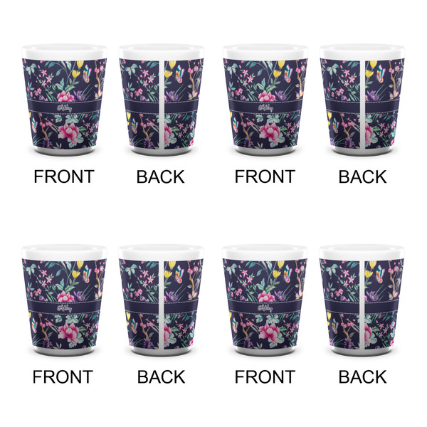 Chinoiserie Shot Glass - White - Set of 4 - APPROVAL