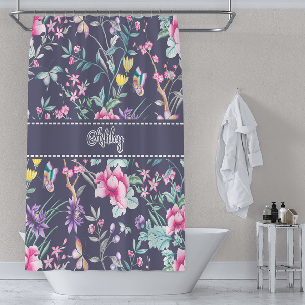 Chinoiserie Shower Curtain Lifestyle