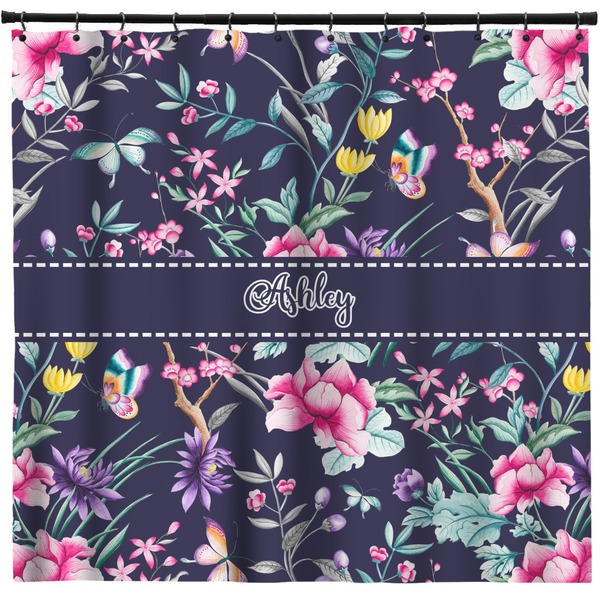 Custom Chinoiserie Shower Curtain - Custom Size (Personalized)