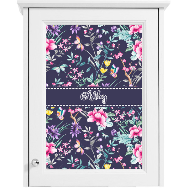 Chinoiserie Single White Cabinet Decal