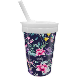Chinoiserie Sippy Cup with Straw (Personalized)