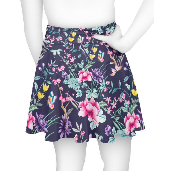 Chinoiserie Skater Skirt - Back