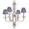 Chinoiserie Small Chandelier Shade - LIFESTYLE (on chandelier)
