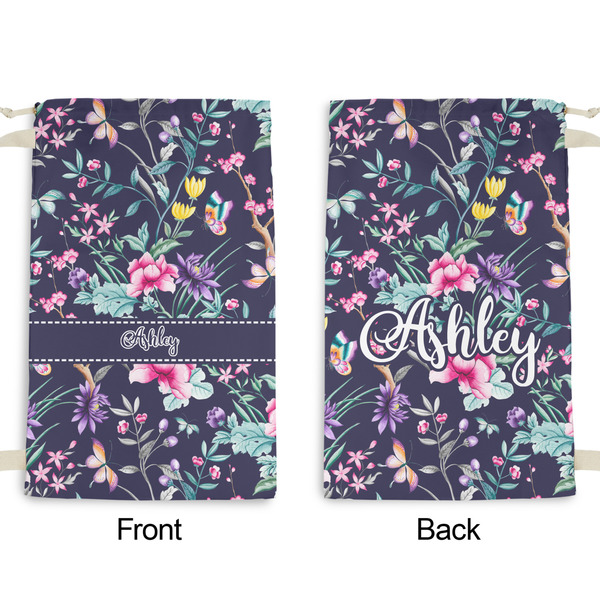 Chinoiserie Small Laundry Bag - Front & Back View
