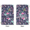 Chinoiserie Small Laundry Bag - Front & Back View