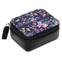 Chinoiserie Small Leatherette Travel Pill Case (Personalized)