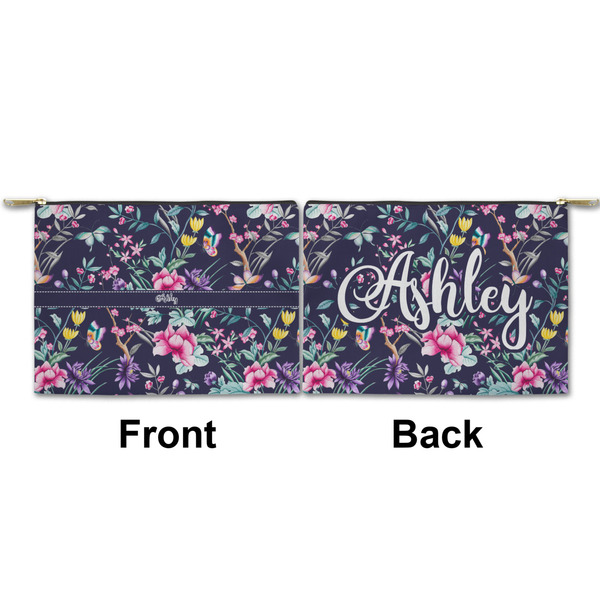 Chinoiserie Small Zipper Pouch Approval (Front and Back)