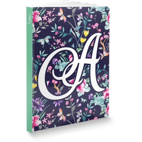 Custom Chinoiserie Softbound Notebook - 7.25" x 10" (Personalized)