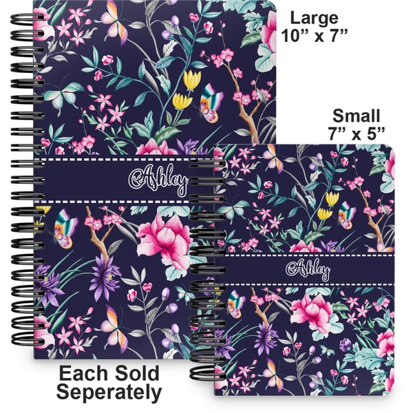 Chinoiserie Spiral Journal - Comparison