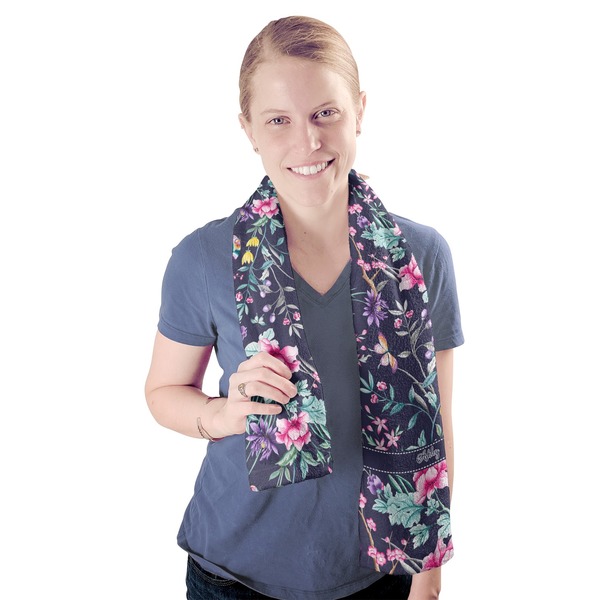 Chinoiserie Sport Towel - Exercise use - Model