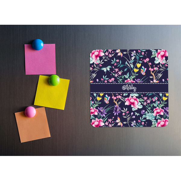 Chinoiserie Square Fridge Magnet - LIFESTYLE