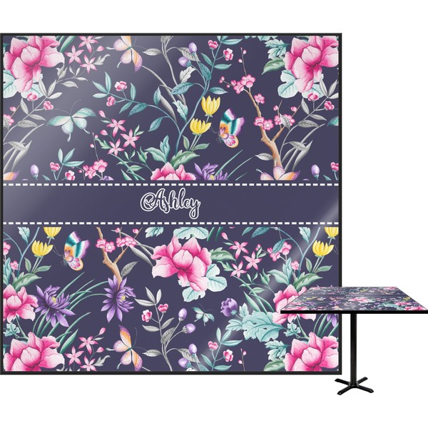 Custom Chinoiserie Square Table Top - 30" (Personalized)
