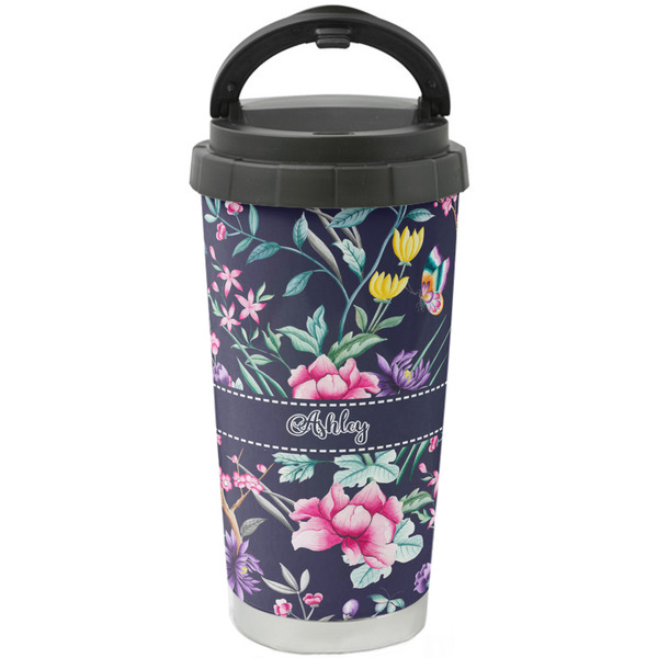Custom Chinoiserie Stainless Steel Coffee Tumbler (Personalized)