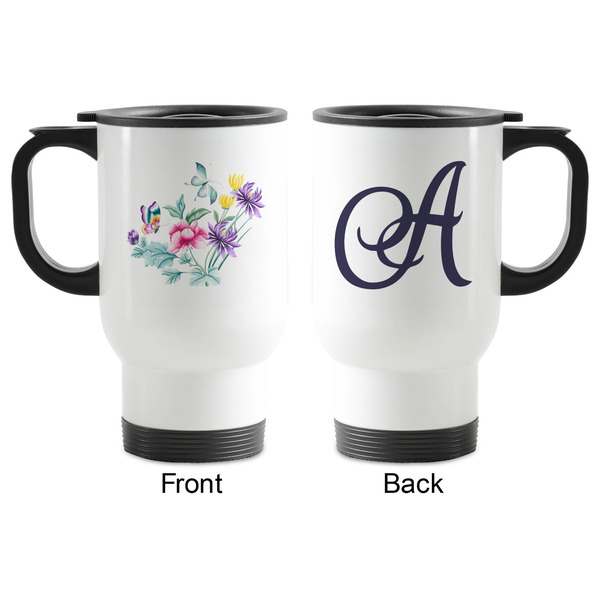 Chinoiserie Stainless Steel Travel Mug with Handle - Apvl