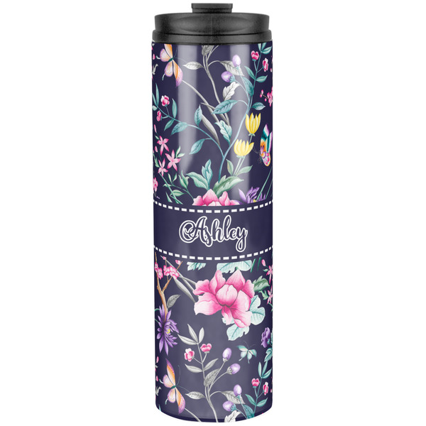 Custom Chinoiserie Stainless Steel Skinny Tumbler - 20 oz (Personalized)