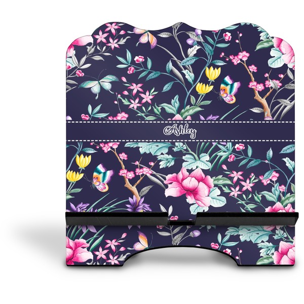Chinoiserie Stylized Tablet Stand - Front without iPad