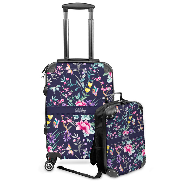 Custom Chinoiserie Kids 2-Piece Luggage Set - Suitcase & Backpack (Personalized)