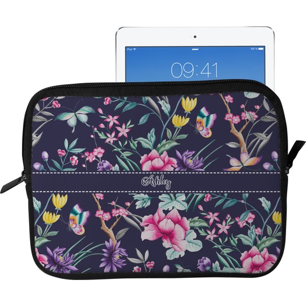 Custom Chinoiserie Tablet Case / Sleeve - Large (Personalized)