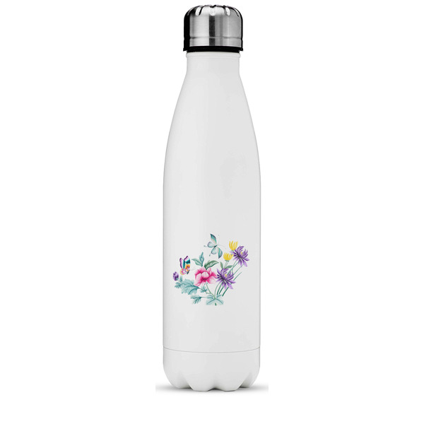 Custom Chinoiserie Water Bottle - 17 oz. - Stainless Steel - Full Color Printing (Personalized)