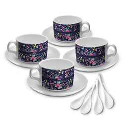 Chinoiserie Tea Cup - Set of 4 (Personalized)