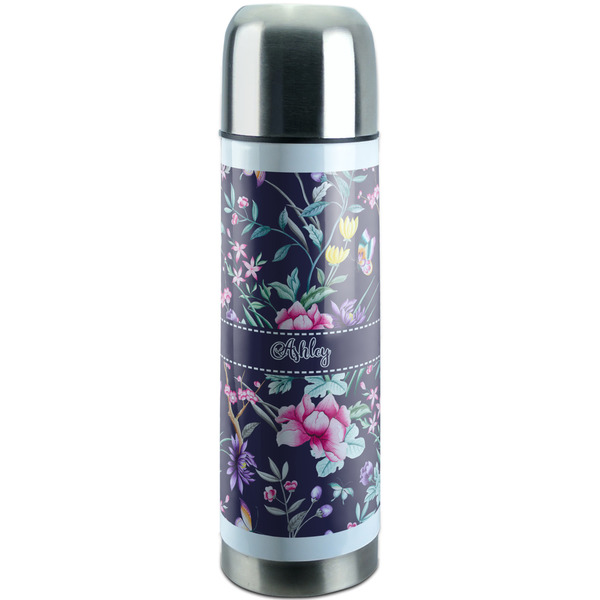 Custom Chinoiserie Stainless Steel Thermos (Personalized)