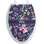 Chinoiserie Toilet Seat Decal - Elongated (Personalized)