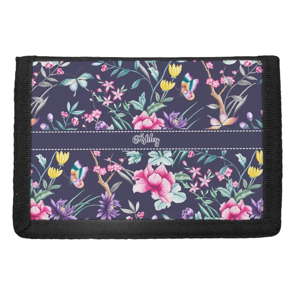 Custom Chinoiserie Trifold Wallet (Personalized)